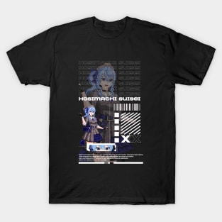 Hoshimachi suisei -  female Japanese Virtual YouTuber T-Shirt